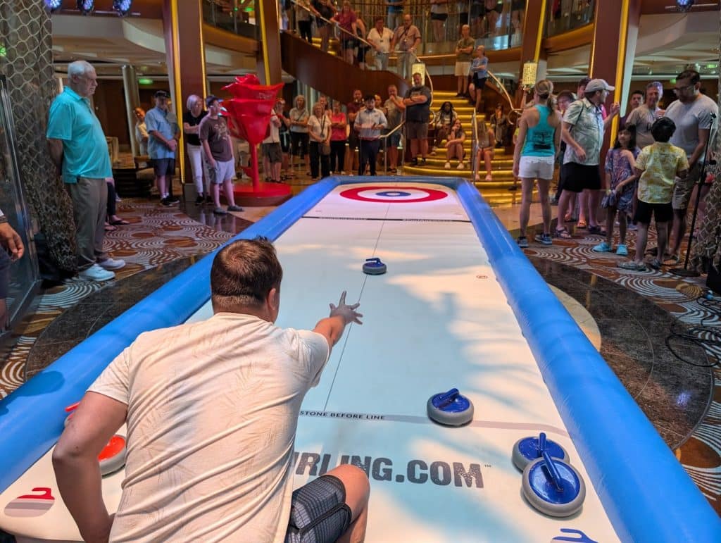 street curling on celebrity reflection