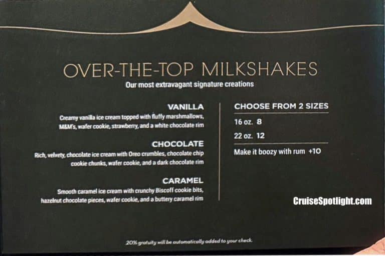 The Parlor Menu page 2