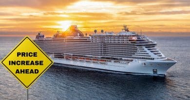 msc cruise ship and price warning