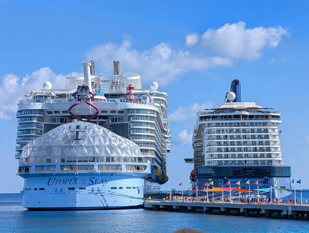 royal caribbean utopia of the seas vs celebrity reflection