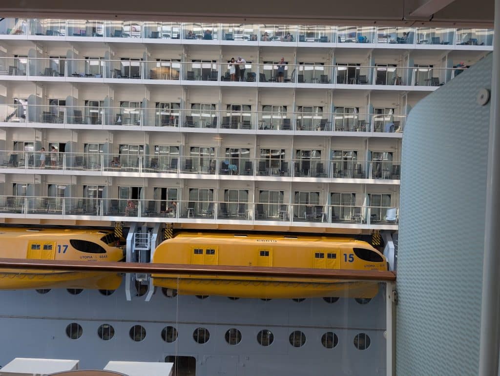 utopia of the seas from balcony