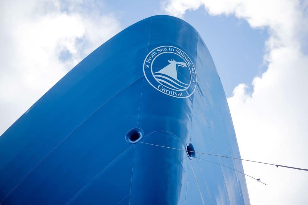 carnival cruise line bow crest