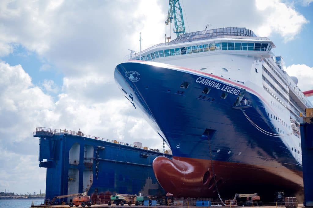 carnival legend dry dock