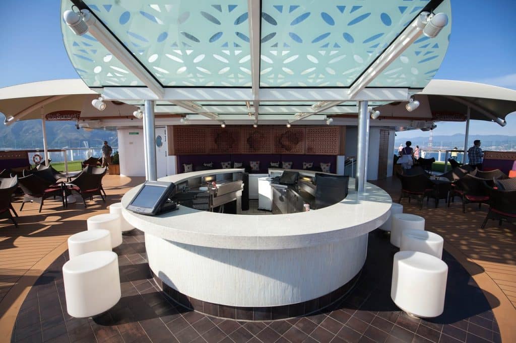 celebrity reflection sunset bar