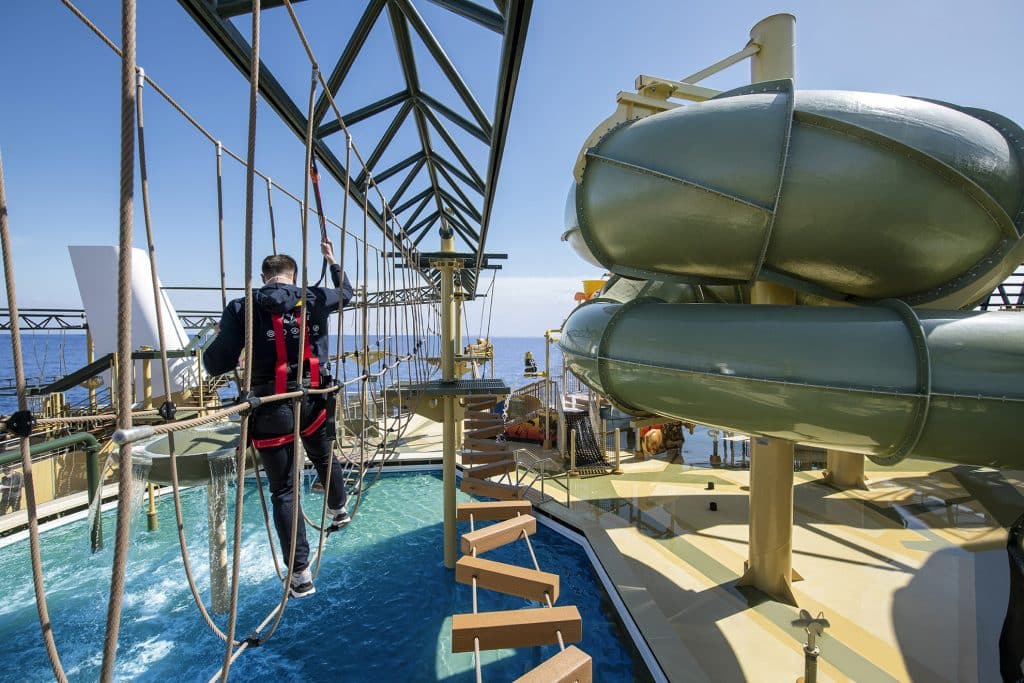 msc virtuosa himalayan bridge ropes course