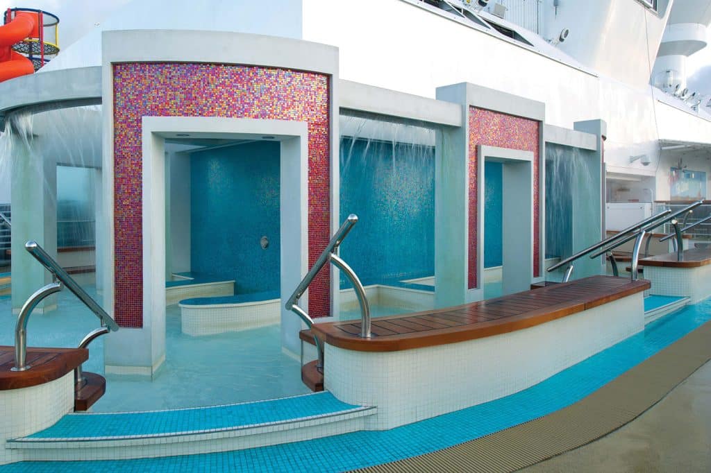 waterfalls at spice H2O on Norwegian Breakway