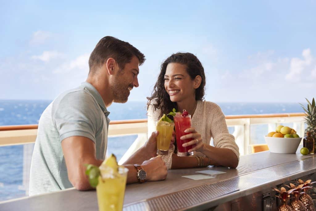 sugarcane mojito bar and two people