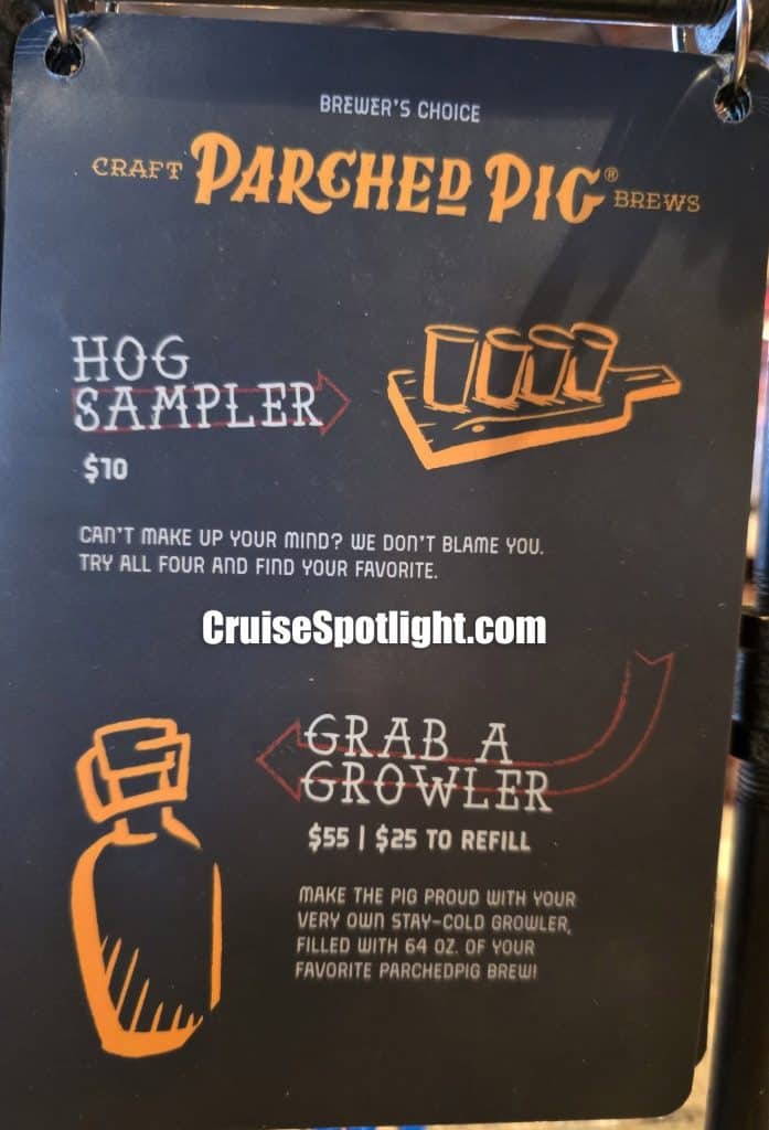 carnival pig and anchor brewhouse bar menu june 2026 page 7