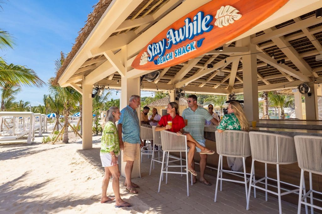 stay awhile shack at relaxaway at half moon cay