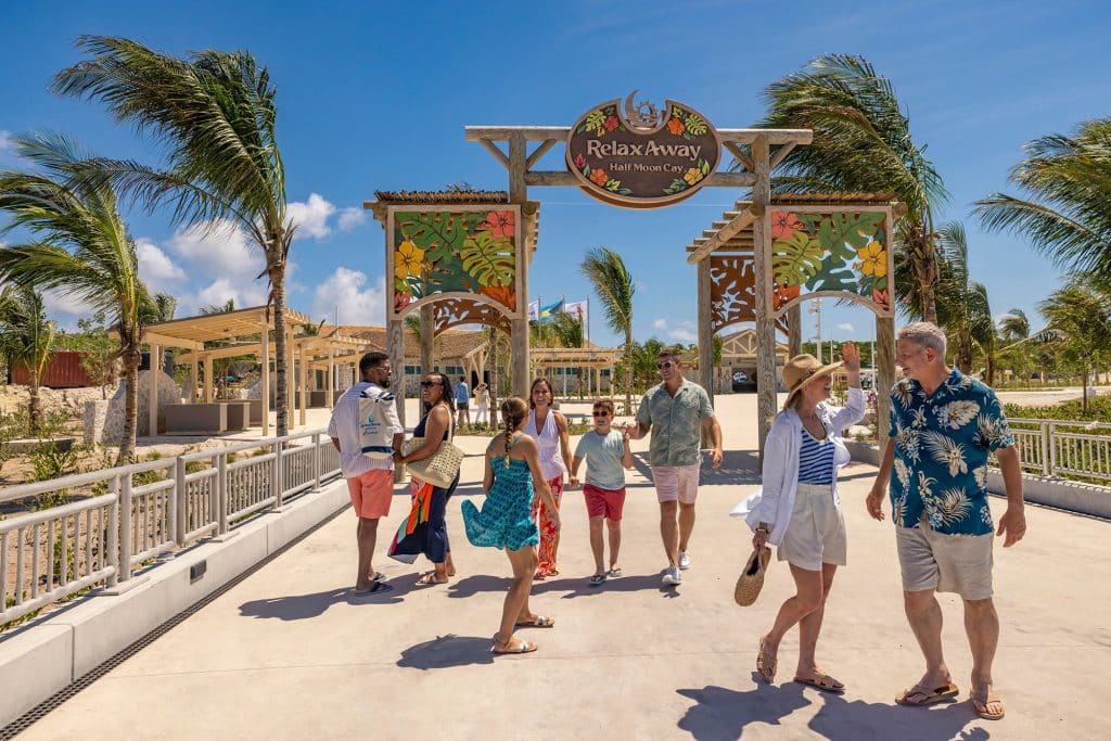 relaxaway at half moon cay welcome plaza