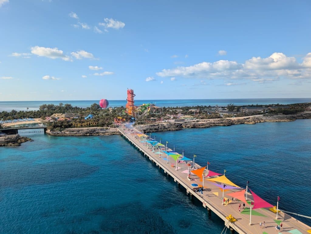 perfect day at cococay pier