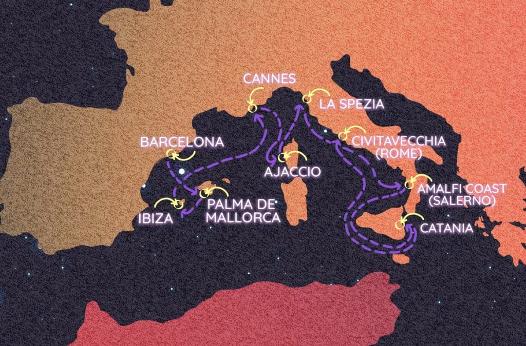 virgin voyages total eclipse of the med map