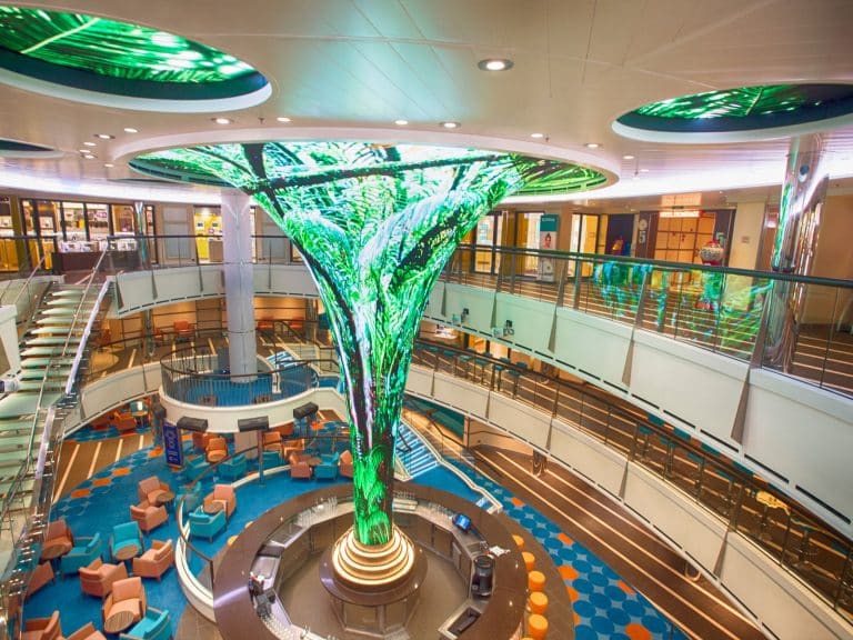 carnival vista atrium