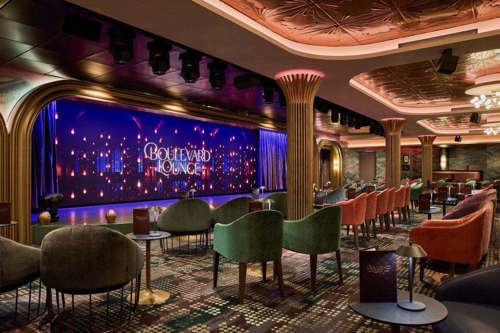 boulevard lounge on celebrity reflection