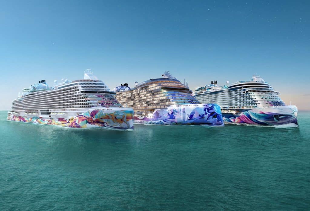 norwegian cruise line new prima class fleet