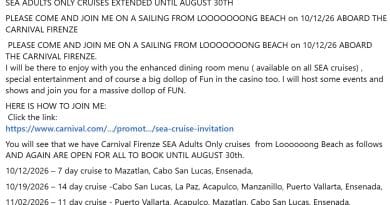 carnival firenze sea sailing