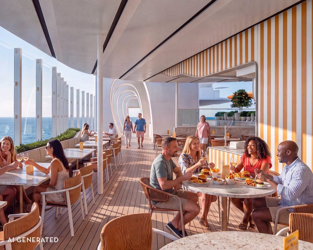 Celebrity Beyond outdoor dining