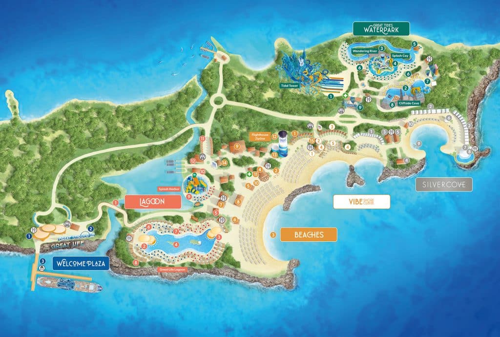 great stirrup cay map