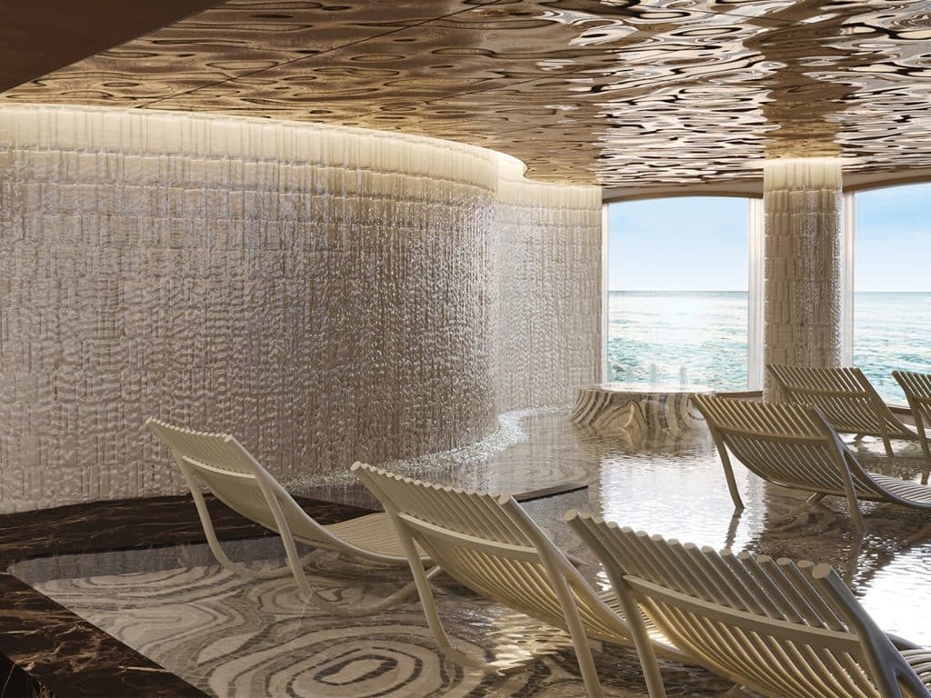 reflection pool in spa