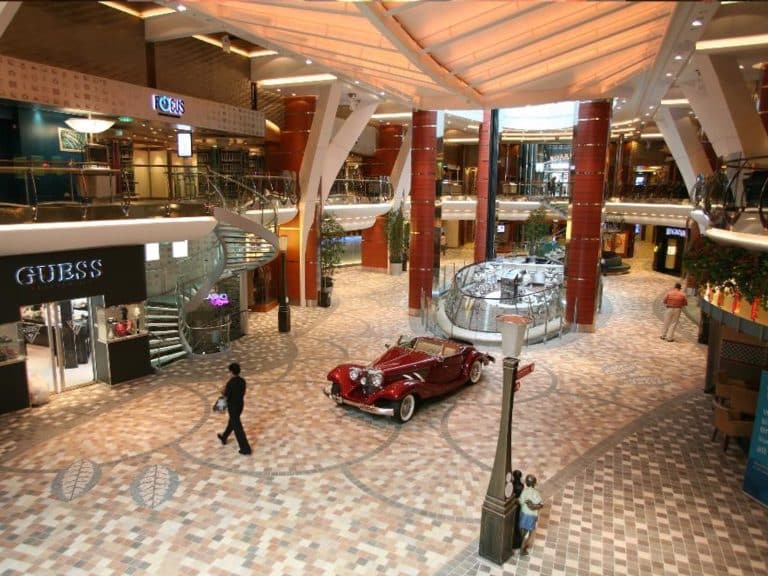 royal caribbean allure of the seas royal promenade