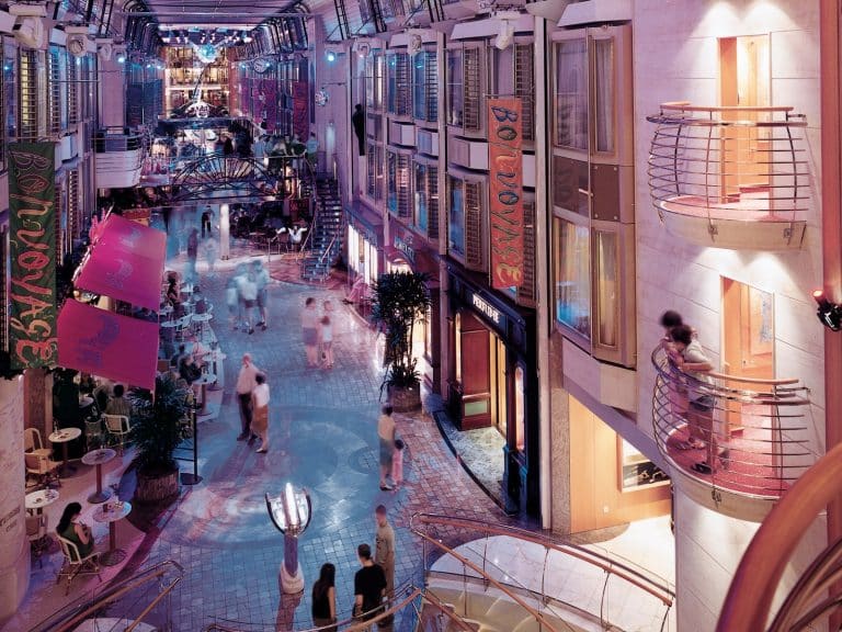 royal caribbean explorer of the seas royal promenade