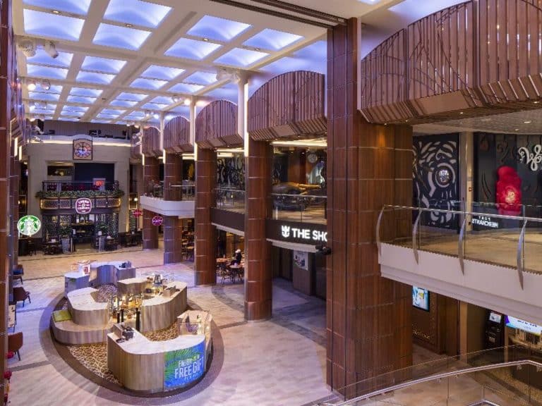 royal caribbean odyssey of the seas royal promenade