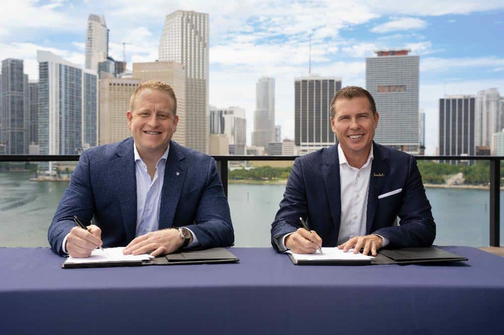 royal caribbean group and sandals signing