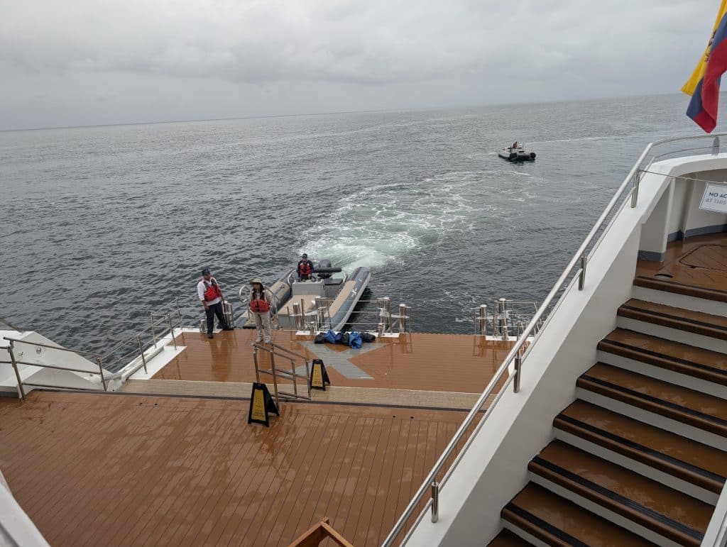 celebrity flora back on board