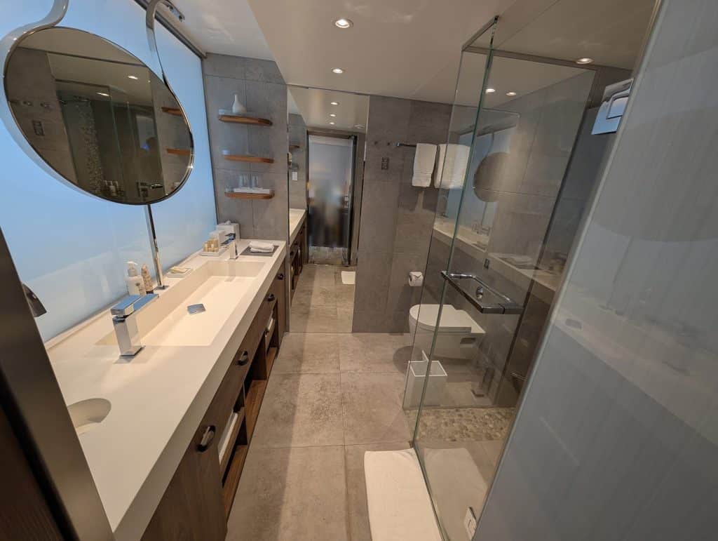 celebrity flora sky suite bathroom cabin 505