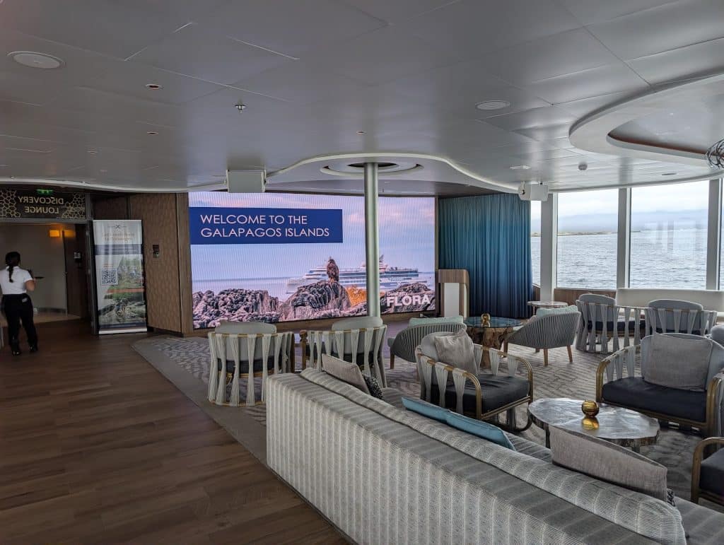 celebrity flora discovery lounge welcome