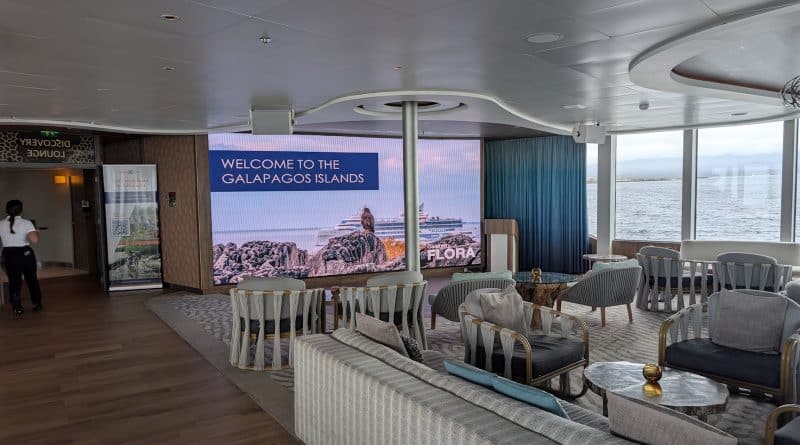 celebrity flora discovery lounge welcome