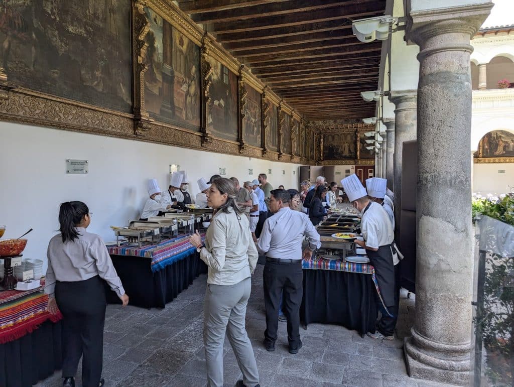 celebrity flora quito buffet lunch