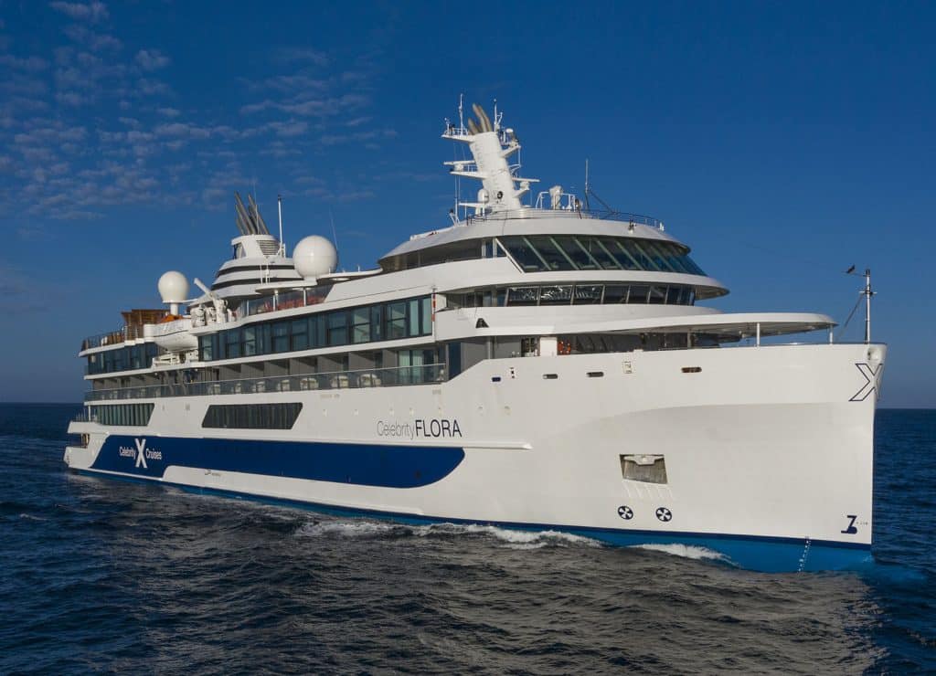 celebrity flora ship sailing