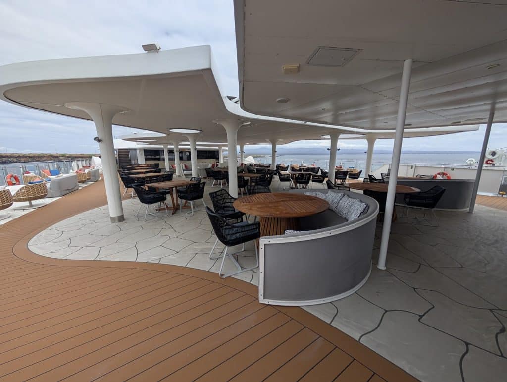 celebrity flora top deck area