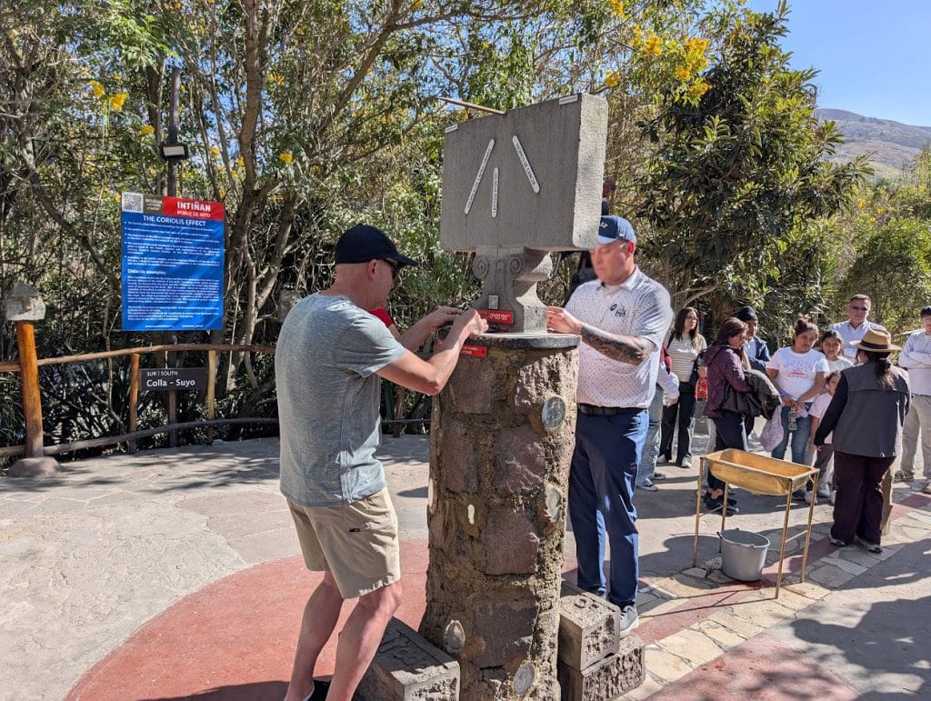 intinan equator museum egg balancing