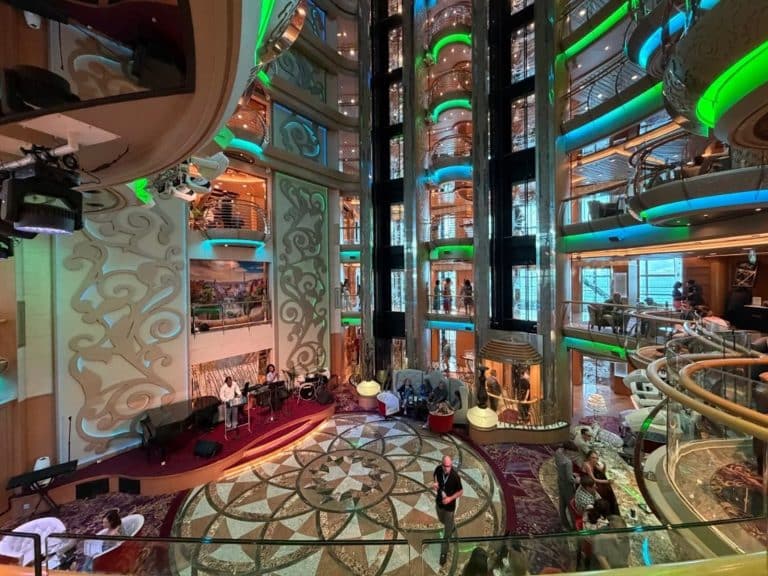 royal caribbean brilliance of the seas atrium