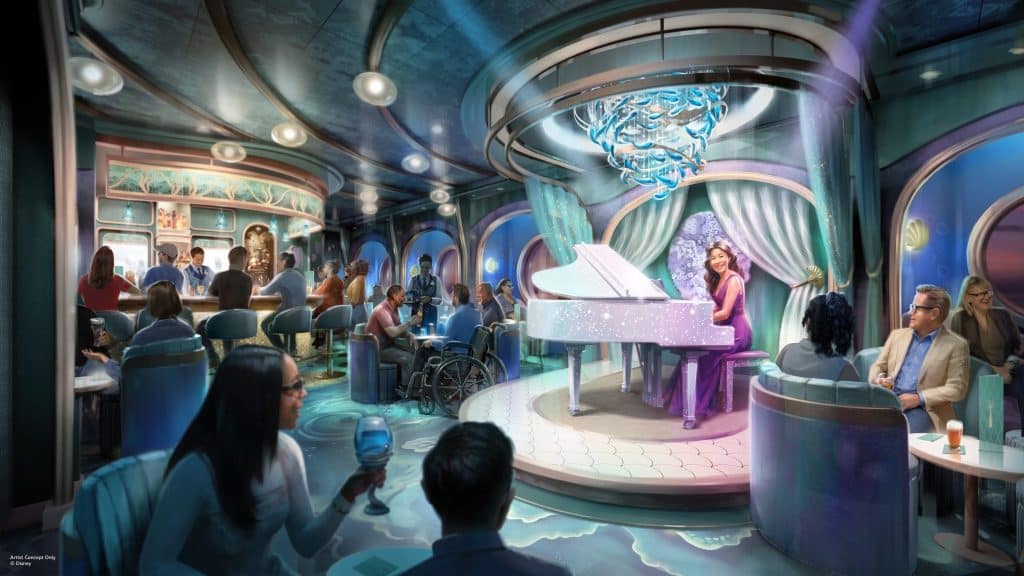 piano bar on disney believe