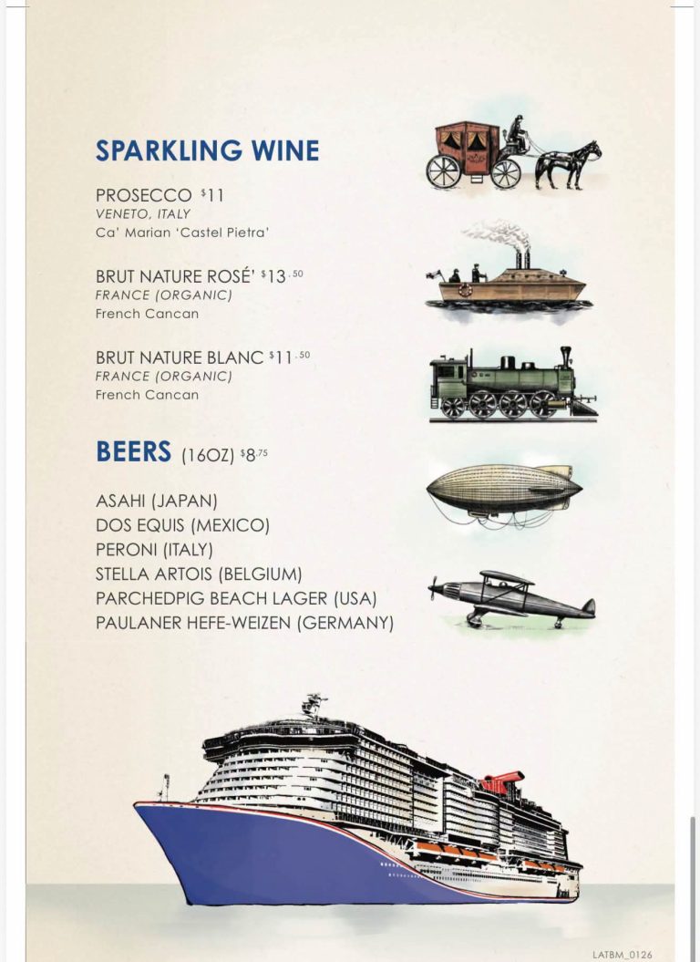Latitudes Menu page 7