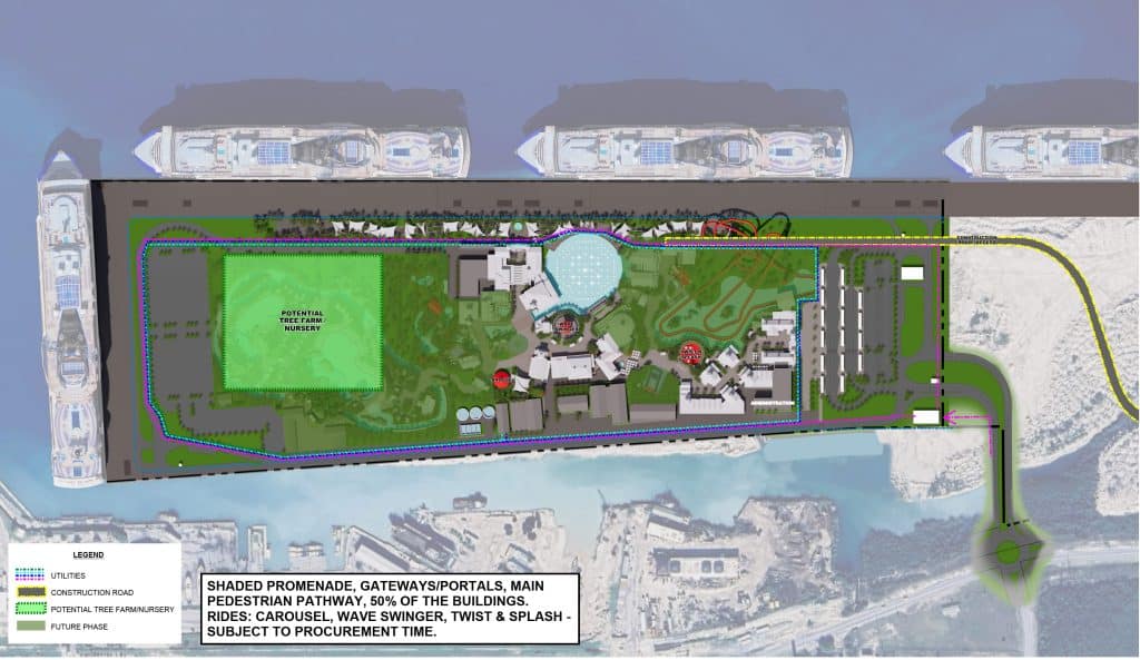 freeport cruise terminal at blily cay phase 1