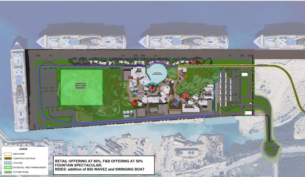 freeport cruise terminal at blily cay phase 2