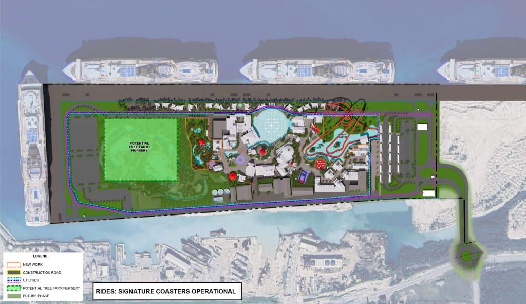 freeport cruise terminal at blily cay phase 4