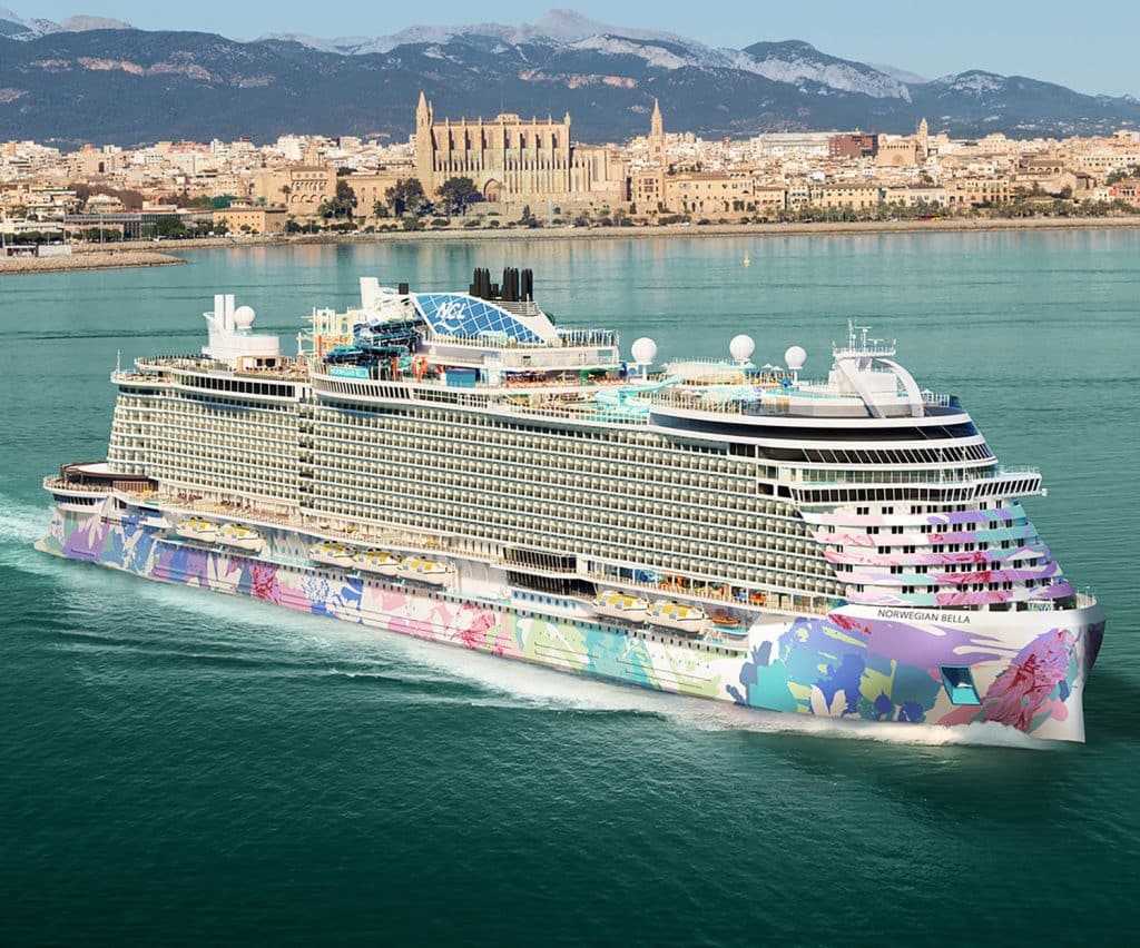 norwegian bella sailing