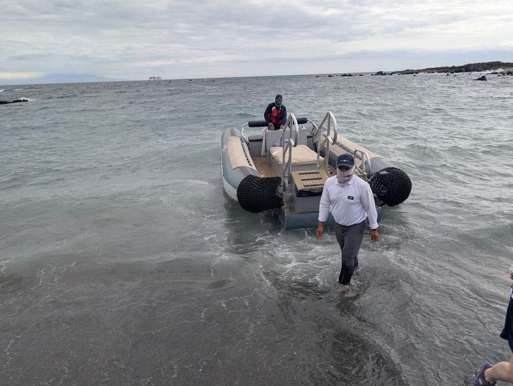 urbina beach wet landing